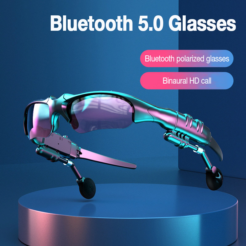 Outdoor Sport Glasses - 5.0 Stereo-Kopfhörer, kabelloses Headset mit Mikrofon,