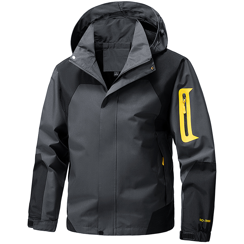 Outdoor Sport Windbreaker - Softshell Outdoor-Jacke für Herren, wasserdichte Jacke