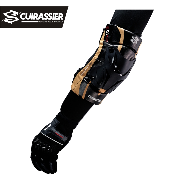 Mtb Elbow Pad - Cuirassier K01-3 Motorrad Knie Pads Gesetzt