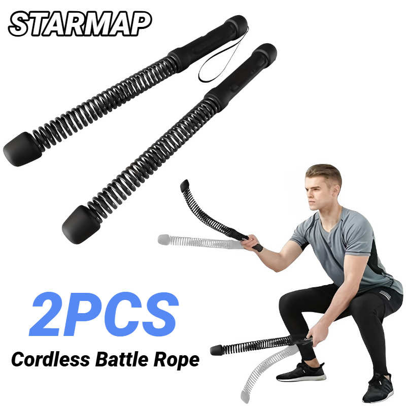 Outdoor Sport Jas - Tragbare, leise, gewichtete, kabellose Battle Ropes,