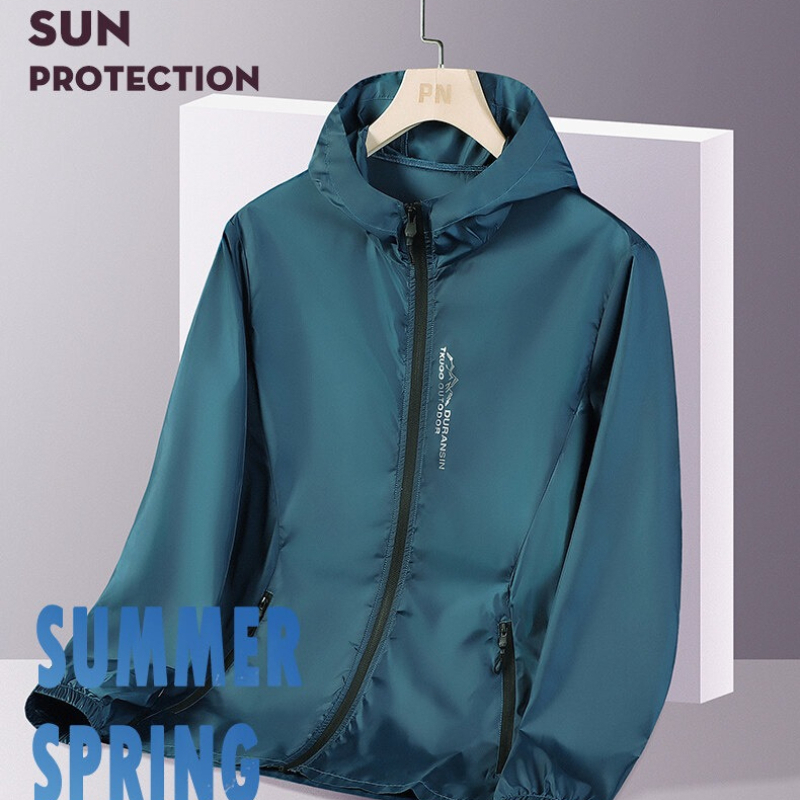 Outdoor Sport Windbreaker - UPF50+ Sommer Outdoor Schnelltrocknende Sonnenschutz-Dünnjacke für