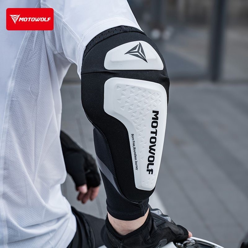 Mtb Elbow Pad - Motorrad-Ellbogenschützer MTB-Ellbogenschoner Atmungsaktive Armstulpen CE-Zertifiziert Motorrad