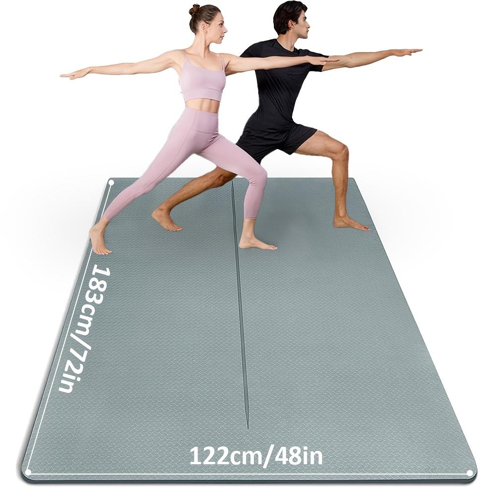 Outdoor Sport Jas - Extra große Yogamatte 6x4ft (183x122cm), 8mm